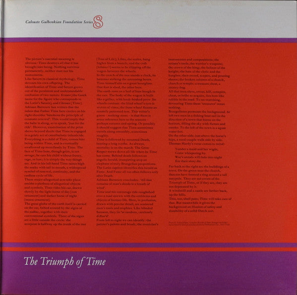 Harrison Birtwistle - The Triumph Of Time / Chronometer // Vinyl Record