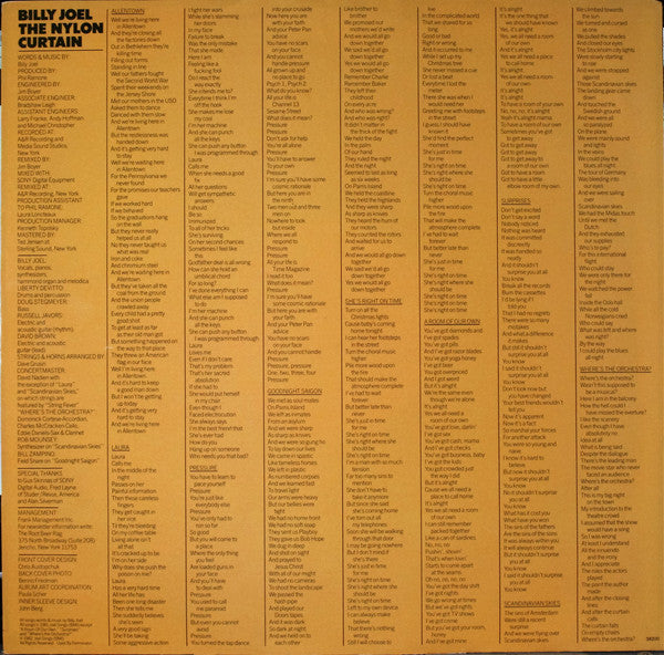 Billy Joel - The Nylon Curtain // Vinyl Record