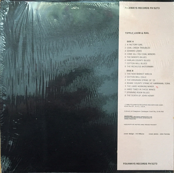 Mike Seeger - Tipple, Loom & Rail // Vinyl Record / Factory sealed