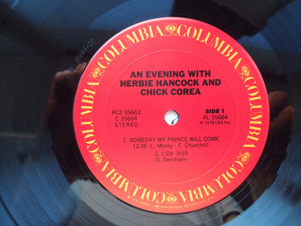 Herbie Hancock - An Evening With Herbie Hancock & Chick Corea In Concert 1978 // Vinyl Record