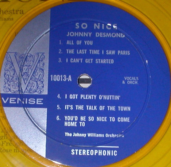 Johnny Desmond - So Nice! // Vinyl Record
