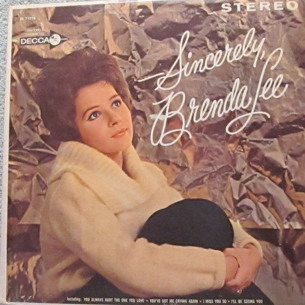 Brenda Lee - Sincerely // Vinyl Record