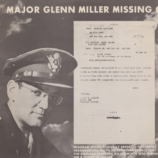 Glenn Miller And The Army Air Force Band - U.S. Air Force Museum Exhibit Dedication Record (Wright-Patterson Air Force Base, Ohio) Volume Ⅱ // Vinyl Record / Original cellophane