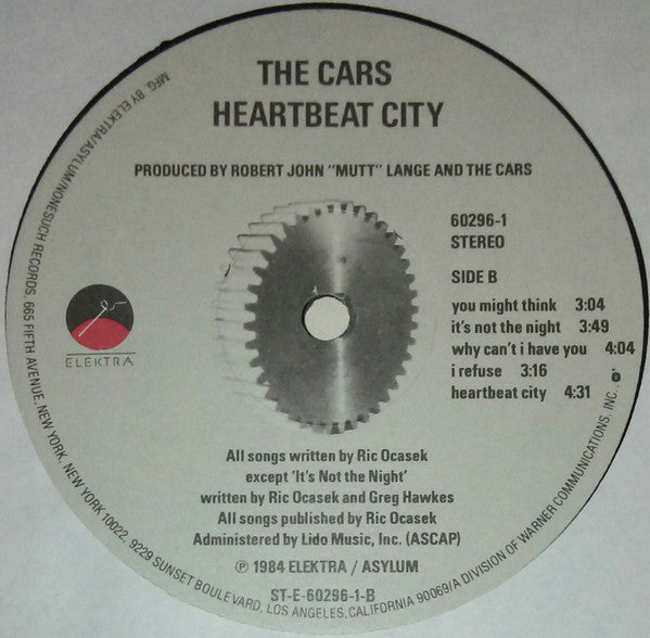 The Cars - Heartbeat City // Vinyl Record