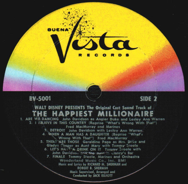 Richard M. Sherman - The Happiest Millionaire (Original Cast Sound Track Album) // Vinyl Record