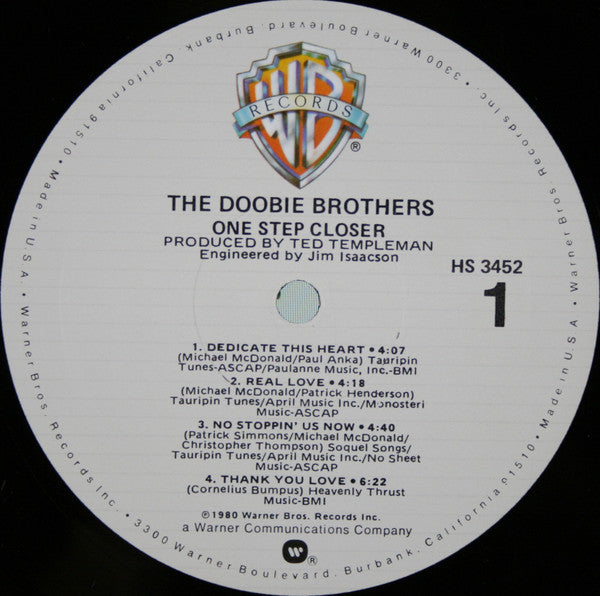 The Doobie Brothers - One Step Closer // Vinyl Record