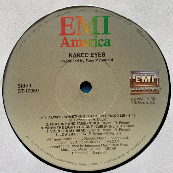 Naked Eyes - Naked Eyes // Vinyl Record