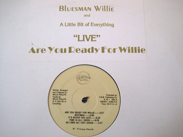 Willie Phillips - Are You Ready For Willie // Vinyl Record