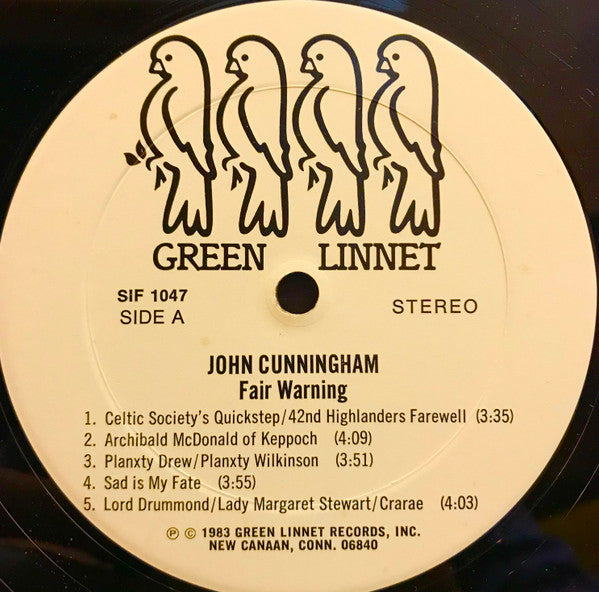 Johnny Cunningham - Fair Warning // Vinyl Record