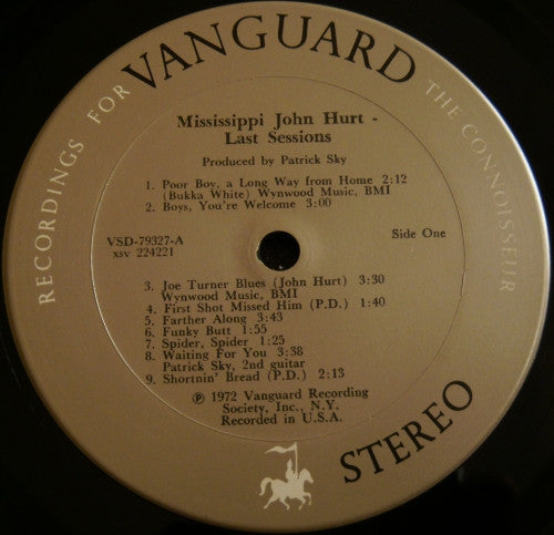 Mississippi John Hurt - Last Sessions // Vinyl Record