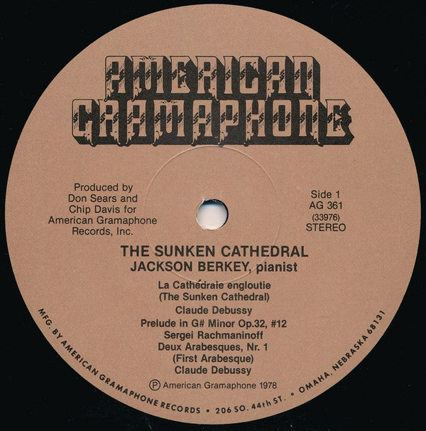 Jackson Berkey - Sunken Cathedral // Vinyl Record