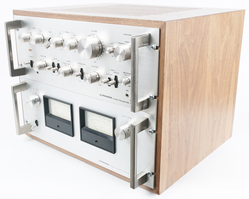 Pioneer Spec 1 + Spec 4 Set // Custom Walnut Cabinet