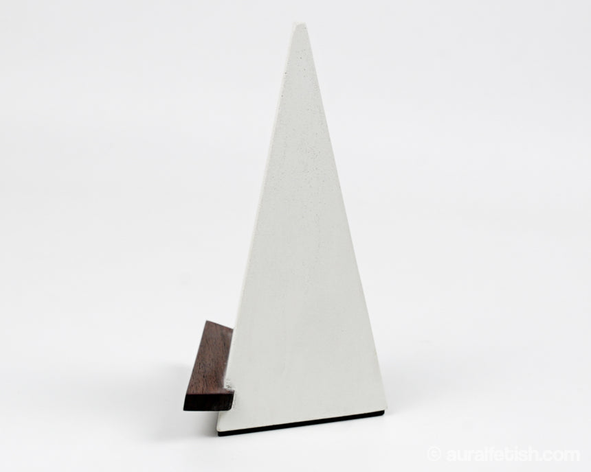 Pyramid Record Lp Stand // Concrete