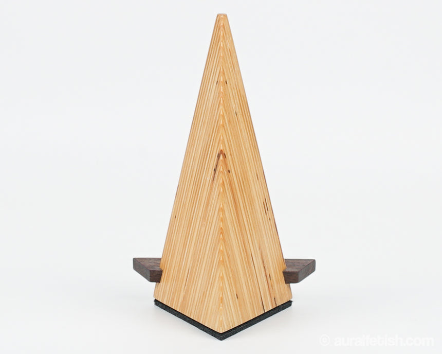 Pyramid Record Lp Stand // Birch Ply