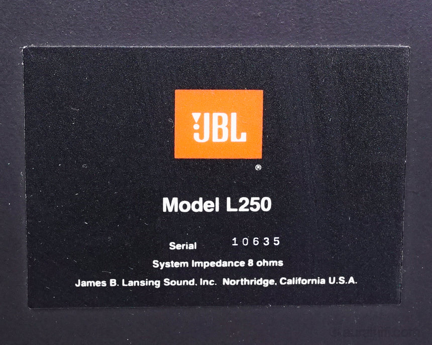 Vintage JBL L250 // Speakers / Complete Restoration