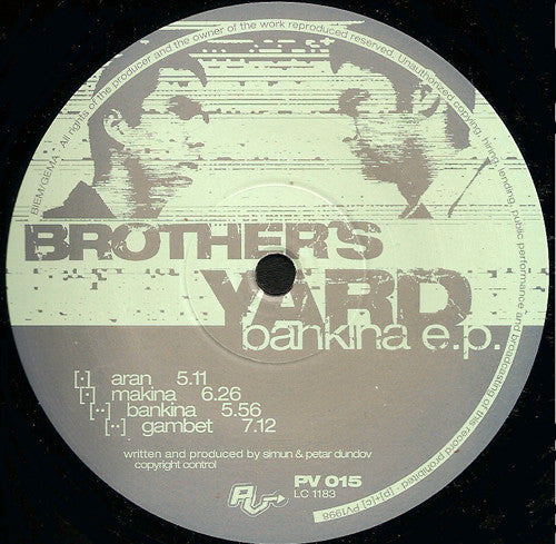 Brother's Yard - Bankina E.P. // Vinyl Record