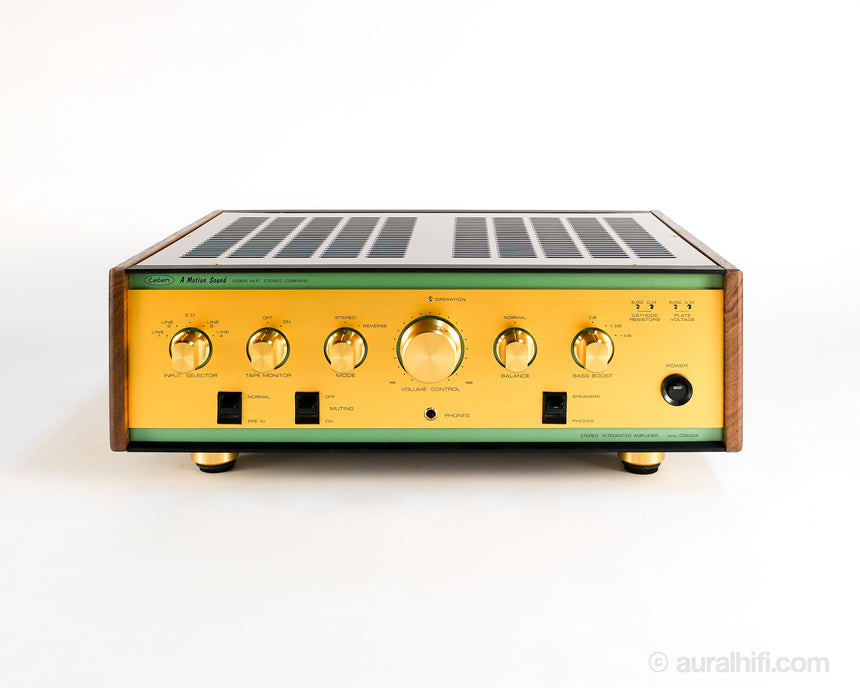 New / Leben  CS-600X // Dual 6L6GC/EL34 Tube Integrated Amplifier