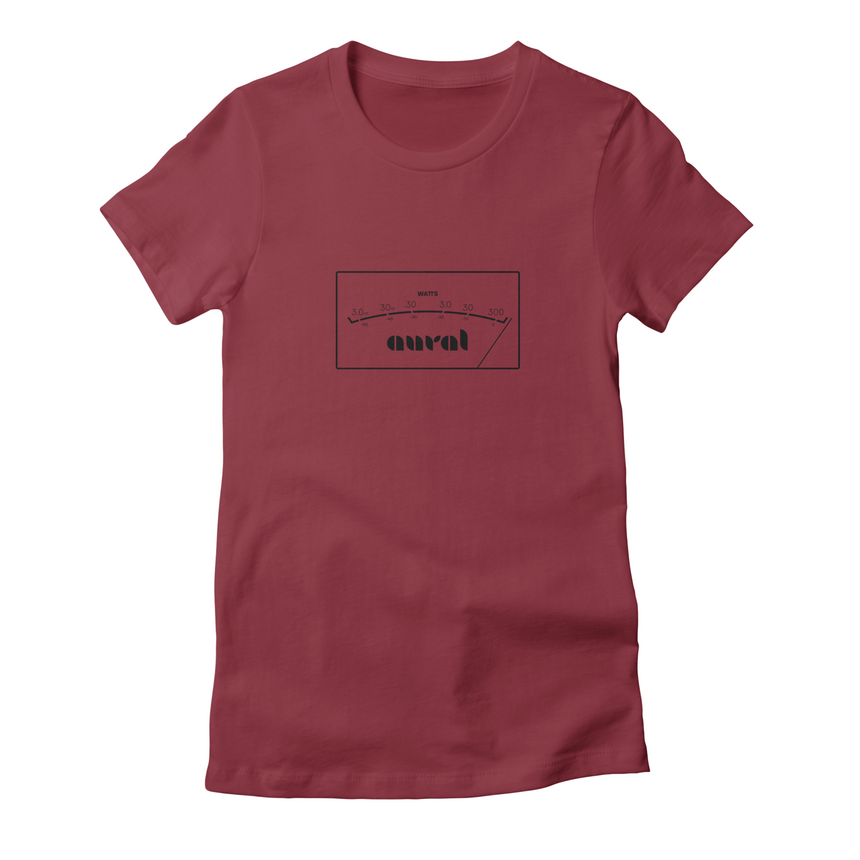 Aural Meter // Women's Fitted T-shirt