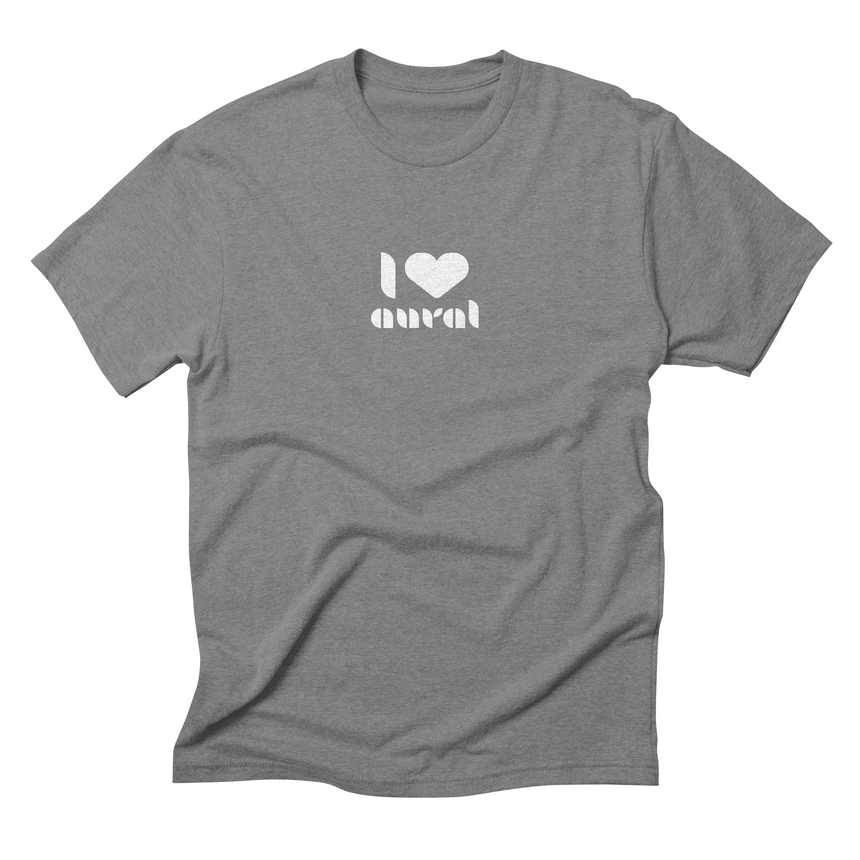 I Love Aural // Men's Triblend T-shirt