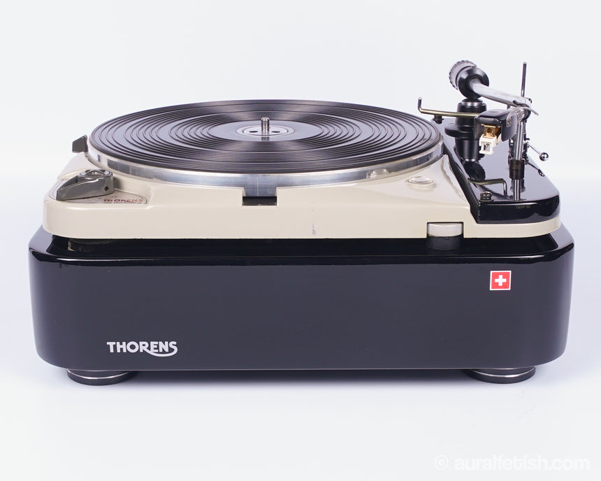 Thorens TD-124 MKI // Vintage Turntable / Piano Black Plinth