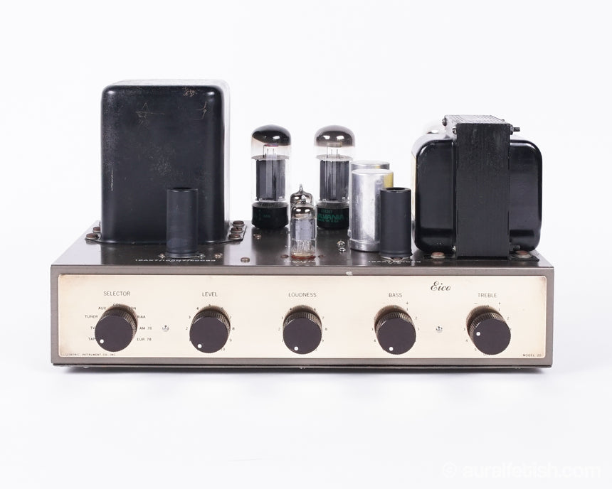 Vintage Eico HF-20 // Integrated Tube Amplifier Monoblocks