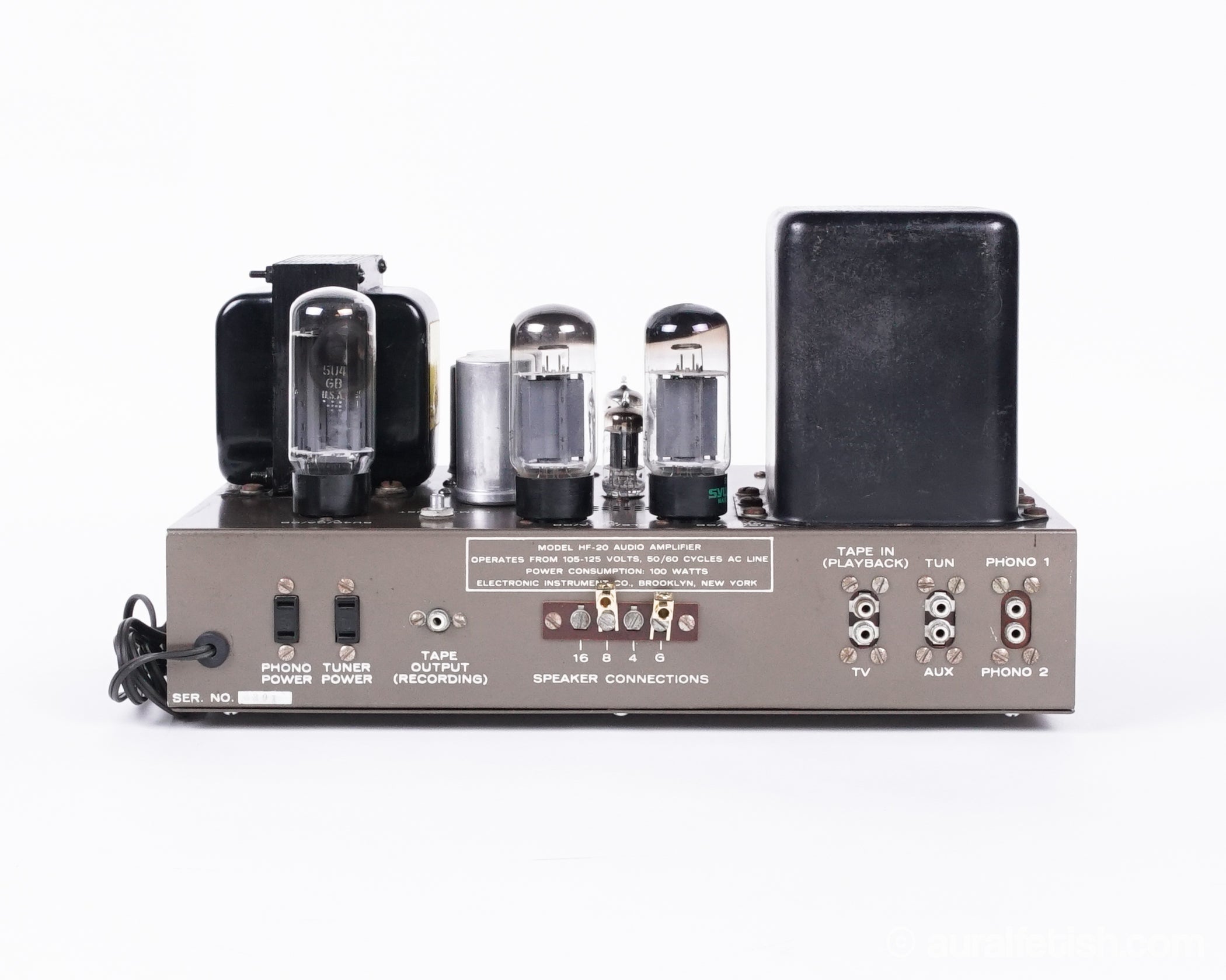 Vintage Eico HF20 // Integrated Tube Amplifier Monoblocks AURAL HiFi