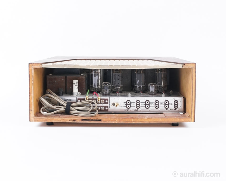 Vintage HH Scott Stereomaster 345 // Tube Receiver / Orig. Manuals / Cabinet
