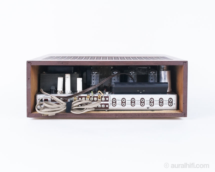 Vintage HH Scott Stereomaster 380 // Rare Tube Receiver / Orig. Manual / Cabinet