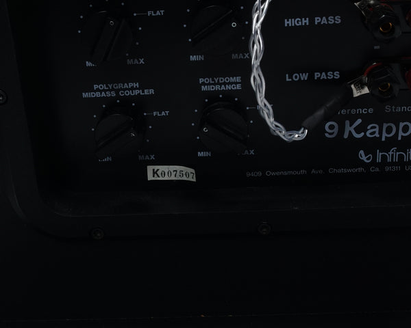 Vintage Infinity Kappa 9 // Speakers / Refoamed – AURAL HiFi