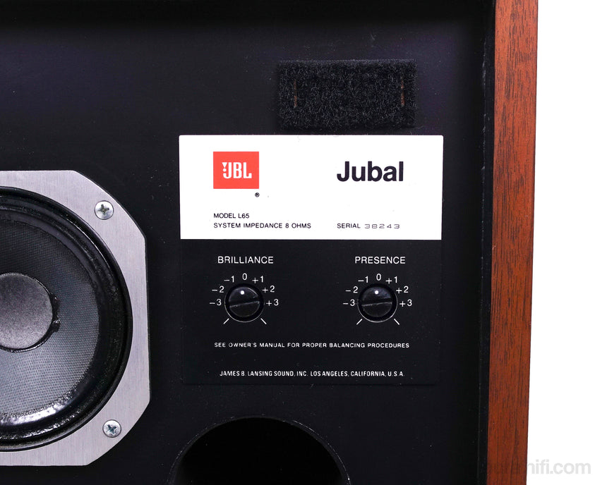 Vintage JBL L65 Jubal // Floorstanding Speakers / Refoamed / Refinished
