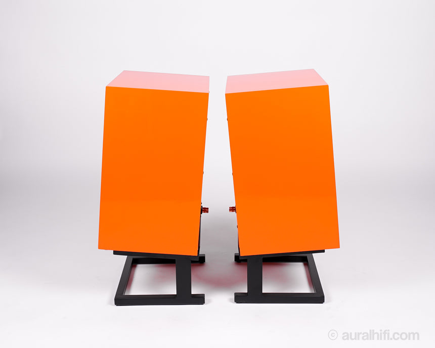 Vintage Klipsch Heresy // Speakers / Custom Restoration in Orange