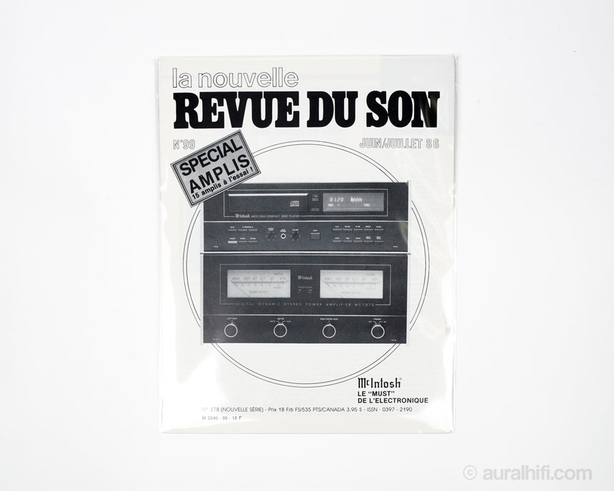 Vintage La Nouvelle Revue Du Son Periodical // Jun 86 / Very Good Plus