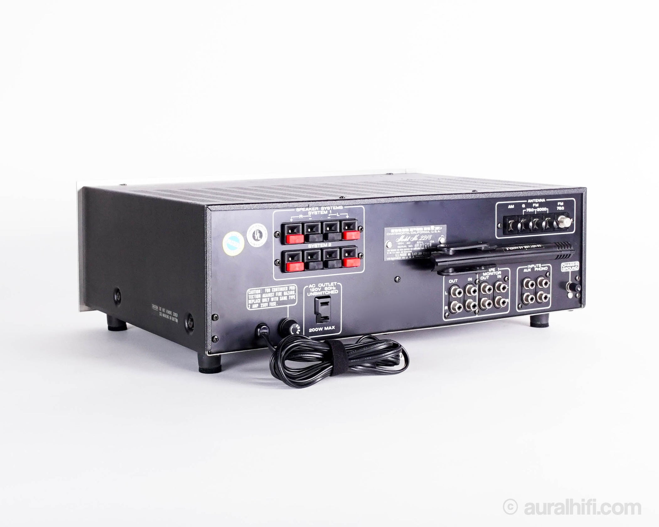 Vintage Marantz 2218 // SolidState Receiver / Rare AURAL HiFi