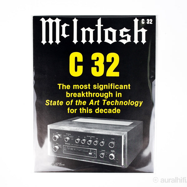 ☆McIntosh☆オーディオ☆ポスター☆昭和レトロ☆ vintage-mcintosh-c-32-advert-
