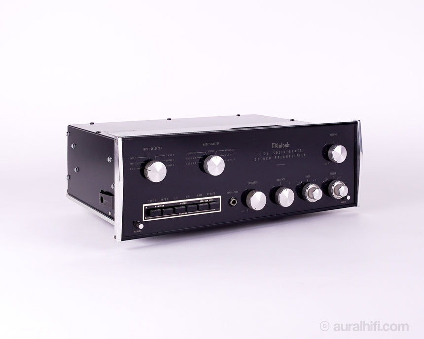 Vintage McIntosh C26 // Solid-State Preamplifier / Restored / New Glass