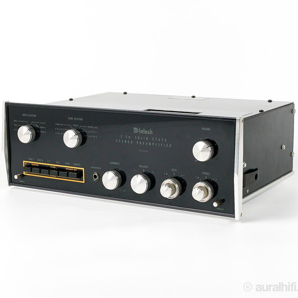 McIntosh C26 アンプ Vintage Mcintosh C26 // Solid-State Preamplifier / New Glass