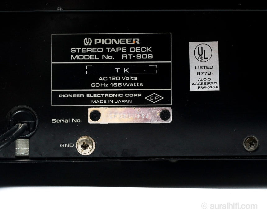 Pioneer RT-909 Reel to Reel Photo #2628049 - Aussie Audio Mart