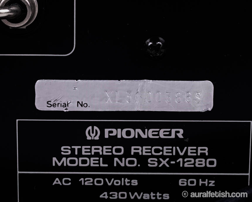 Vintage Pioneer SX 1280 // Monster Receiver / Fully Rebuilt / Restored