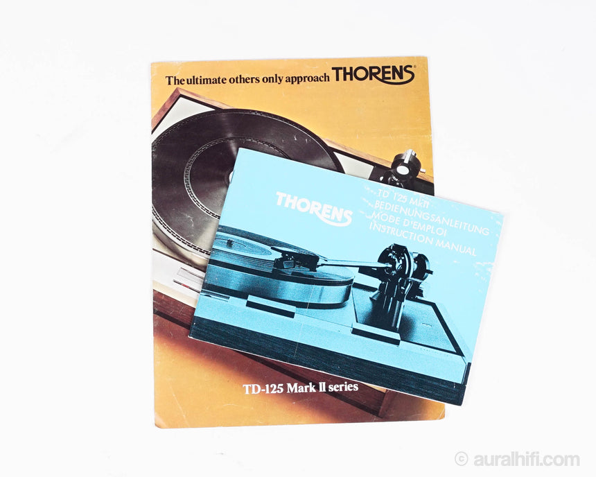 Vintage Thorens TD 125 MkII // Turntable / TP16 Tonearm / Ortofon Red / Original Box
