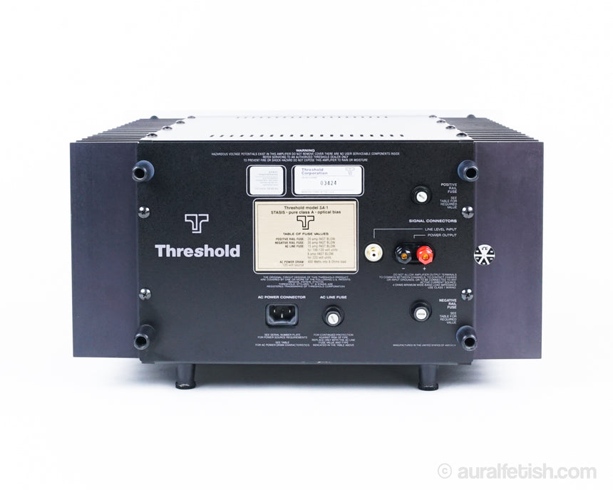 Vintage Threshold SA/1 // 160 Watt STASIS Amplifier Monoblocks / Original boxes & Manuals / Serviced