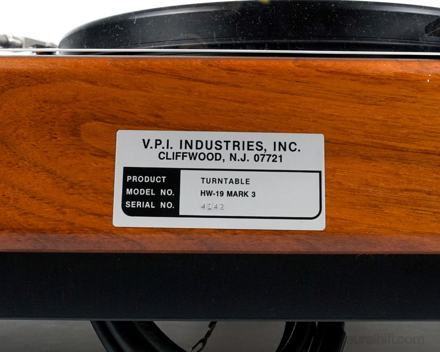 Vintage VPI HW-19 Mark III // Turntable / Technics EPA-A501E tonearm system