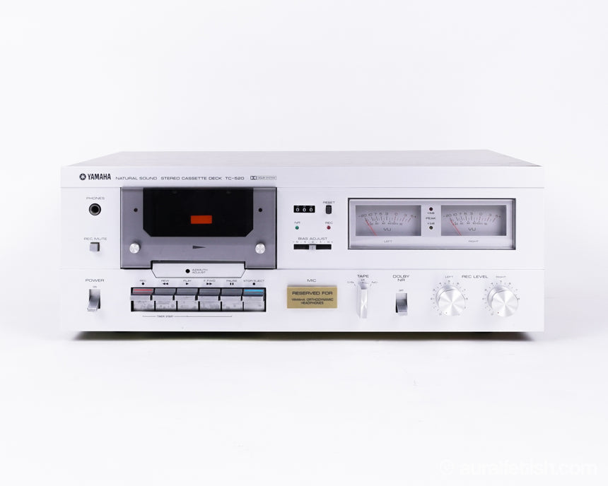 Vintage Yamaha TC-520 // Cassette Deck / NOS / Original Box